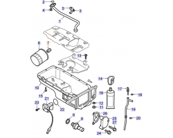 Verbindungsrohr Ölfilter SAAB 9-3 II 1.8i 16V Z18XE