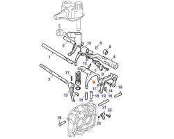 Gear Selection Fork 1st / 2nd Gear Manual Transmisson Genuine OPEL VAUXHALL 1.8i 16V Z18XE / SAAB 9-3 II 1.8i 16V Z18XE