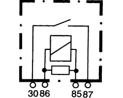 Relais Anlasser / Zündanlage / Sekundärluft / Sitzverstellung Elektrisch / Glühzeit / Arbeitsstrom / Kraftstoffpumpe SAAB 900 I / 900 II / 9000 / 9-3 I / 9-3 II / 9-5 I