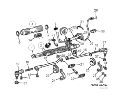 Brace Bracket SAAB 900 II 1994-1998, Genuine Part - Part #. 90334562