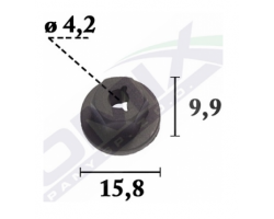 Mutter Stoßfänger hinten Stossstange Heck Heckstoßstange OPEL Vectra C Signum Insignia A CADILLAC BLS SAAB 9-3 II 9-5 II, Original-Ersatzteil 90413589