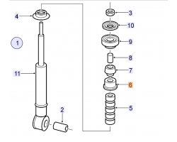 Gewindering Stoßdämpfer Original SAAB 9-5 I 2006-2010