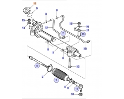 Seal / Gasket Power Steering Rack OPEL / VAUXHALL Astra Signum Vectra Zafira 1.9 CDTI 16V Z19DTH 2.2 CDTI DTI Y22DTH, Genuine Part 90495811