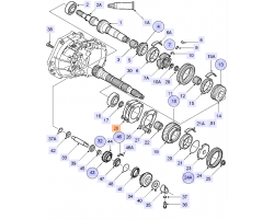 Paßschabe Unterlegscheibe Beilegscheibe Beilage Getriebe 0,15mm SAAB 900 II 9-3 I 9-5 I, Original-Ersatzteil - OE Nr. 90511107