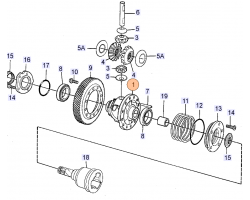 Ausgleichgetriebe Differential Schaltgetriebe SAAB 900 II 9-3 I, nicht für 9-3 I Viggen, Original-Ersatzteil - OE Nr. 90541202