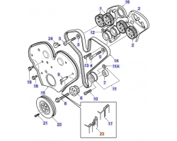 Dichtung Motor SAAB 9-5 I 3.0 V6 turbo B308E, Original-Ersatzteil - OE Nr. 90571618, 4770541