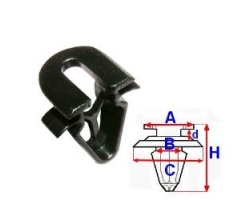 Clip Verkleidung Heckklappenverkleidung Heckklappe A-Säule B-Säule C-Säule VOLVO 850 V40 I V70 I V70XC