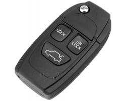 Remote Control Cover With Key 3 Buttons Version for VOLVO S40 I / V40 I / S70 I / V70 I 