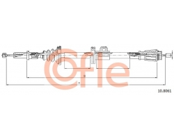 Handbremsseil Seilzug Feststellbremse VOLVO 850 / C70 -2005, S70 / V70 I -2000