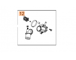 Reparatursatz Thermostat / Kühlmittel-Thermostat / AGR / EGR Original SAAB 9-3 II 1.9 TTiD A19DTR Z19DTR