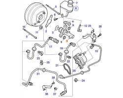 Brake Master Cylinder. For Right-Hand-Drive Vehicles / RHD only! VAUXHALL Vectra C Signum and other GM-Models, Genuine Part 93172091