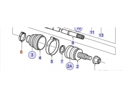 CLAMP for OPEL / VAUXHALL, Genuine Part 93173416