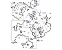Tülle Hauptbremszylinder / Bremsservo Original SAAB 9-3 II ´03-14