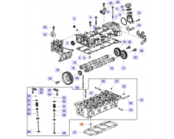 Hülse Zylinderkopf OPEL Astra Vectra C Signum Zafira Insignia A u.a. GM-Modelle, für Motor Typ 1.9 Turbodiesel CDTI 8V 1.9 Turbodiesel CDTI 16V Z19DTH und 2.0 Turbodiesel CDTI A20DTH A20DTR, Original-Ersatzteil 93178416