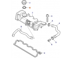 Dichtung Öleinfülldeckel OPEL Astra Vectra Zafira 1.9CDTI 8V Z19DT Original GM 93178800 OPEL 646966 SAAB 9-3 II VAUXHALL