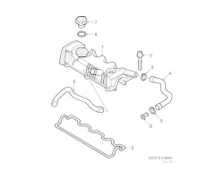 CLAMP for OPEL / VAUXHALL, Genuine Part 93178949