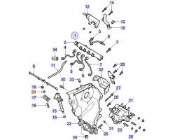 Scheibe Unterlegscheibe Einspritzventil SAAB 9-3 II 1.9 TiD 1.9 TTiD Z19DTH A19DTR Z19DTR / 9-5 II 2.0 TiD A20DTH, Original-Ersatzteil - OE Nr. 93179049