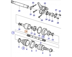 ANTR GELENKSATZ für OPEL, Original-Ersatzteil 93183229