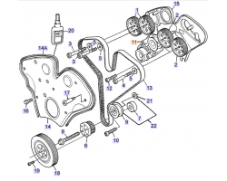  Console for 2.5 3.0 V6 engine B258I B308I SAAB 900 II SAAB 9000, console for sprocket toothed belt original spare parts, item 11 in the picture Scope of delivery: 1x 93188674 = console