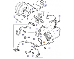 Vakuumpumpe Bremse OPEL Astra H / Signum / Vectra C / Zafira B 1.9 Turbodiesel 8V Z19DT / FIAT Grande Punto 1.9 Multijet / ALFA ROMEO