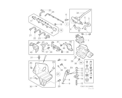 Pressure Regulator SAAB 9-3 II 1.9 TiD 8-Valve Z19DT, 2 Connectors, Genuine Part - Part #. 93195849