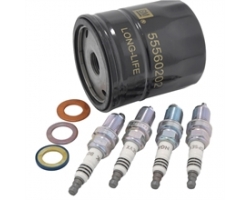 Service Kit Oil Filter Change Spark Plugs SAAB 900 2.0i 2.1i B202I B212I 9000 2.0i B202I 900 II 2.0i B204I B206I 9-3 I 2.0i B204I, 1992-2000, Genuine Part - Part #. 9321746