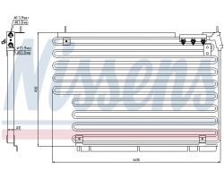 Kondensator / Klimakondensator Klimaanlage VOLVO 900 / S90 V90 (-1998)