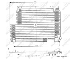 Kondensator / Klimakondensator Klimaanlage VOLVO 900 / S90 V90 (-1998)