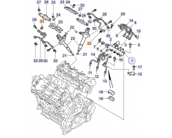 Dichtung SAAB 9-5 I 3.0 TiD D308L Original-Ersatzteil - OE Nr. 97240975