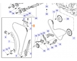 chain kit genuine SAAB 9-3 II 2.0 turbo ´12-14