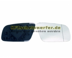 Sockel / Haltefuss + Glas für Außenspiegel links - AUDI A6 (97-04)