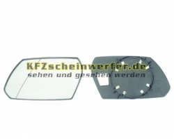 Sockel / Haltefuss + Glas für Außenspiegel links - FORD MONDEO III (00-03)