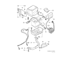 Batteriekabel Pluspol für SAAB 9-5 I 1.9 TiD 2006-2010 Z19DTH