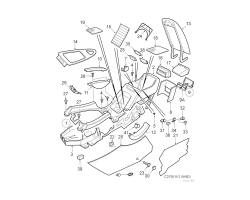 GUMMIMATTE für CADILLAC, Original-Ersatzteil 12762999