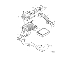 AIR CLEANER for SAAB, Genuine Part - Part #. 12788339
