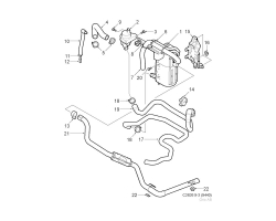 AUSPUFFROHR für OPEL, Original-Ersatzteil 13124296