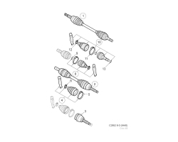 ANTRIEBSWELLE für OPEL, Original-Ersatzteil 13238093