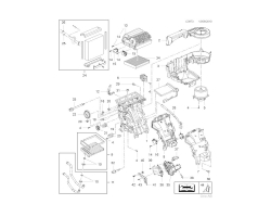 BLUE for OPEL / VAUXHALL, Genuine Part 13265193