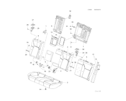 BEZEL for OPEL / VAUXHALL, Genuine Part 13267613