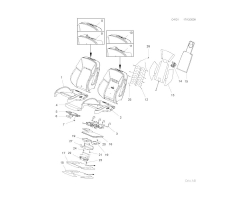 BLUE for OPEL / VAUXHALL, Genuine Part 13272825