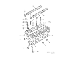 AUSLASSVENTIL für OPEL, Original-Ersatzteil 55556689