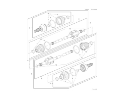 CLAMP for OPEL / VAUXHALL, Genuine Part 93170250