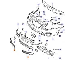 Grille for SAAB 9-5 I Genuine Part 