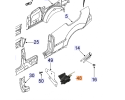 Control / Motor, Central locking system Genuine SAAB 9-3 II ´03-14 Position: Tank lid