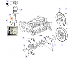 Pleuelschraube Schraube Kolben 2.0 turbo Benzin-Motor Typ A20NFT A20NHT B207 Z20NET GM 90537293 OPEL VAUXHALL 622364 SAAB 9-3 9-5 CADILLAC BLS