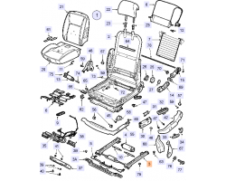 Sitzschiene / Schiene SAAB 9-3 II Original-Ersatzteil 