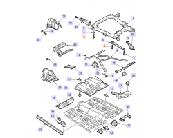 Hexagon Screw Torx Screw Body Floor SAAB 9-3 II Convertible 2011-2014 1.9 TiD A19DTR / Z19DTR, SAAB Genuine Part