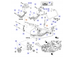 Schraube H-Lenker Hinterachse Regulatorarm unten SAAB 9-5 II 2010-2011, SAAB Original-Ersatzteil