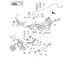 Schraube 4-Lenker Hinterradaufhängung SAAB 9-5 II 2010-2011, SAAB Original-Ersatzteil