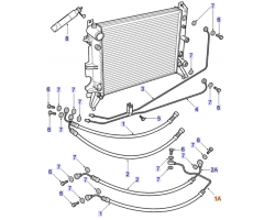 Hose Oil Cooler Automatic Transmisson SAAB 9-5 I 1998-2010 1.9 TiD Z19DTH, SAAB Genuine Part